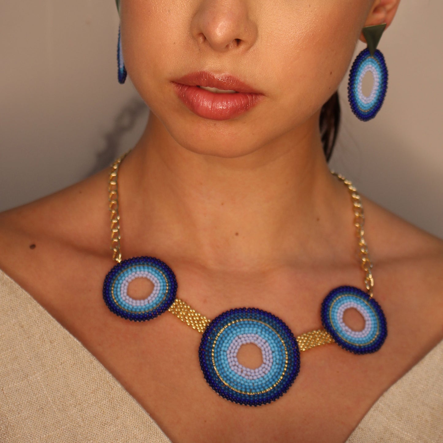 Indian Blanket Water Necklace