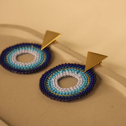 Indian Blanket Water Earrings