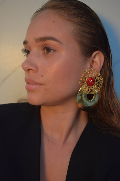 Sun Stud Earrings