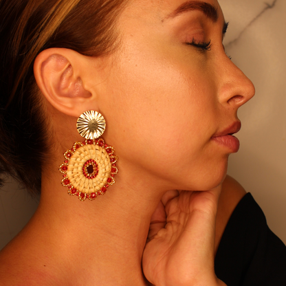 Zinnia de Caramelo Earrings