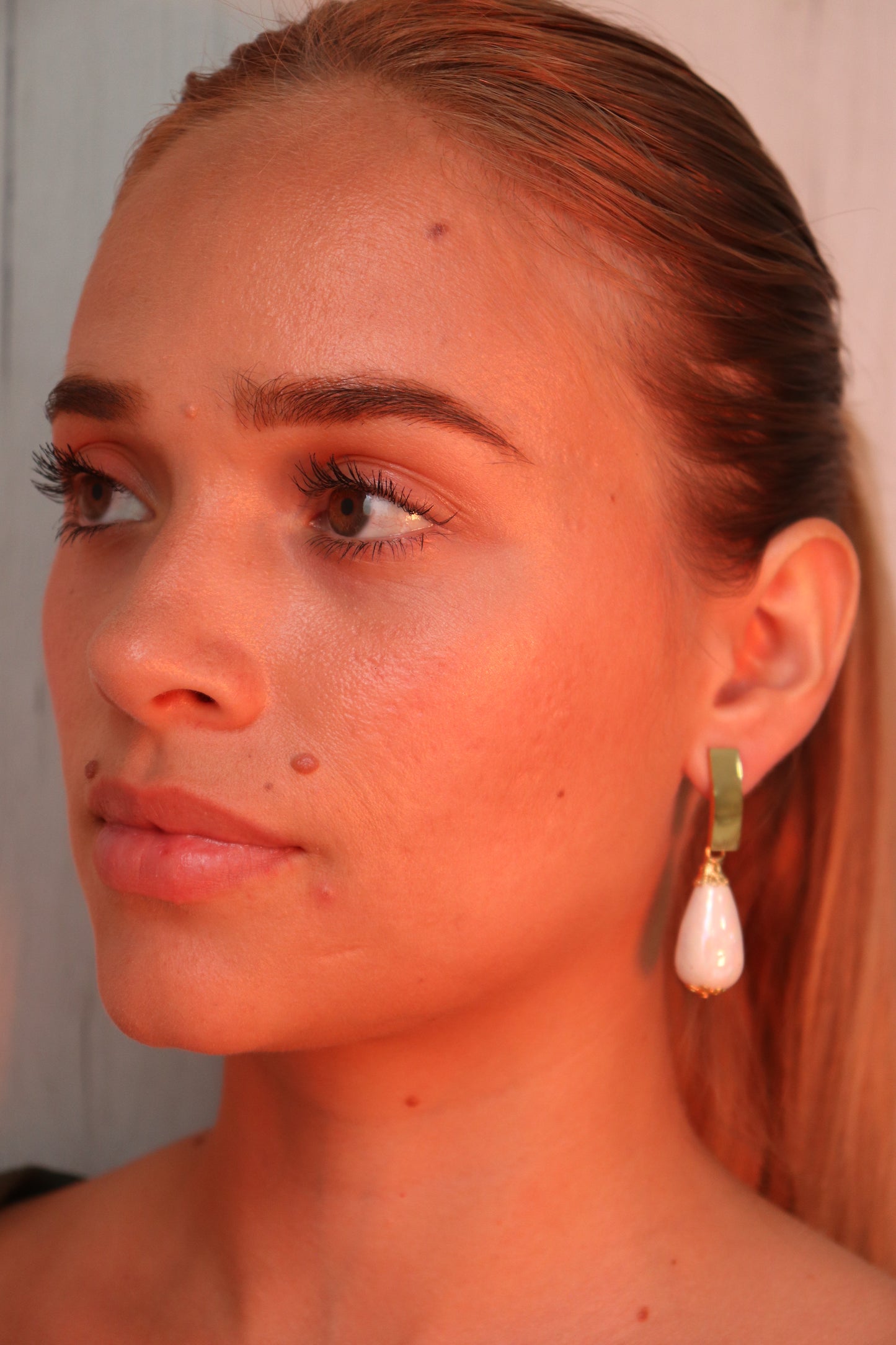 Chunky Pearly Hoops