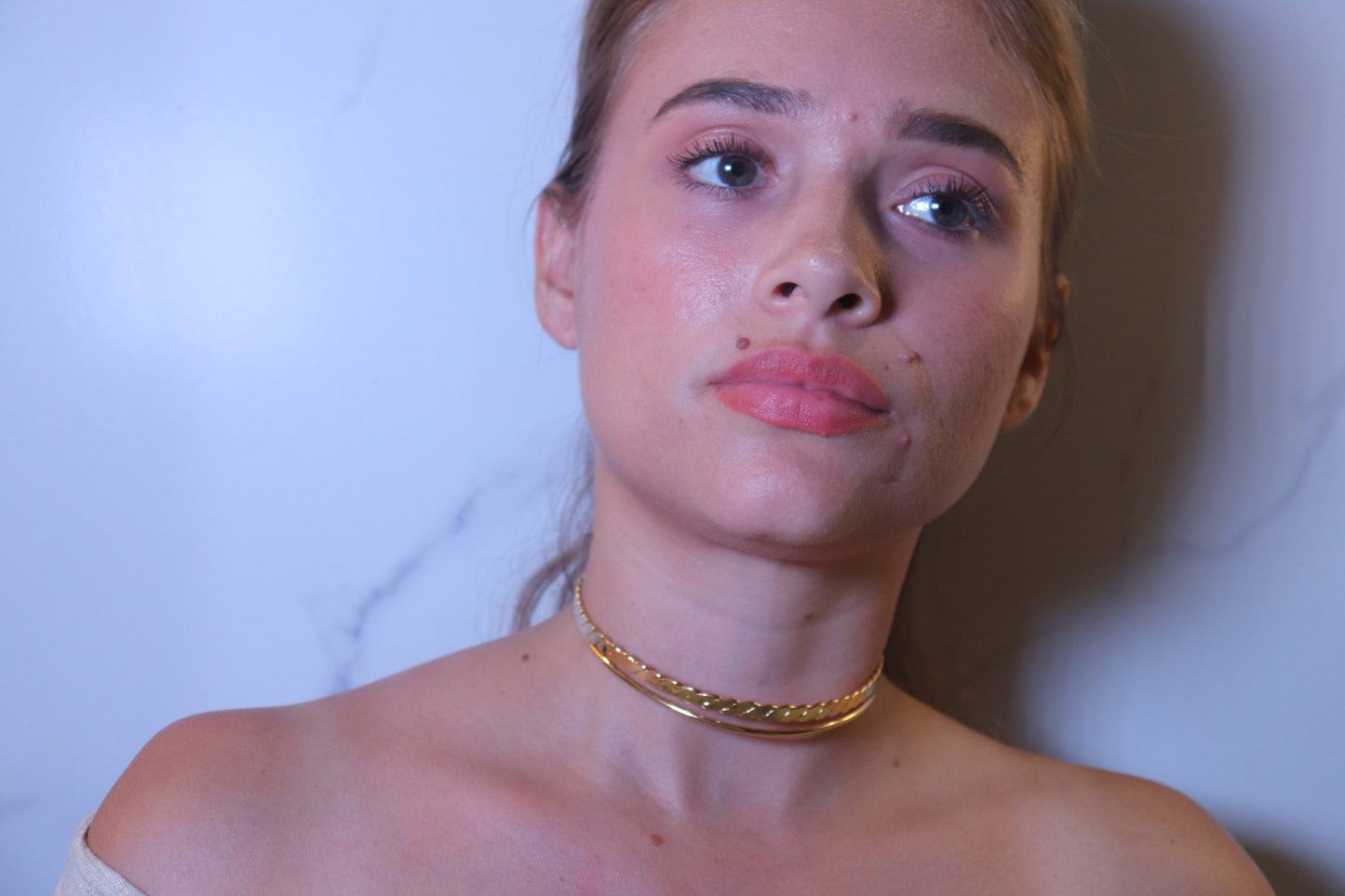 Golden Greek Goddess Choker