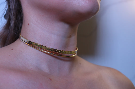 Golden Greek Goddess Choker