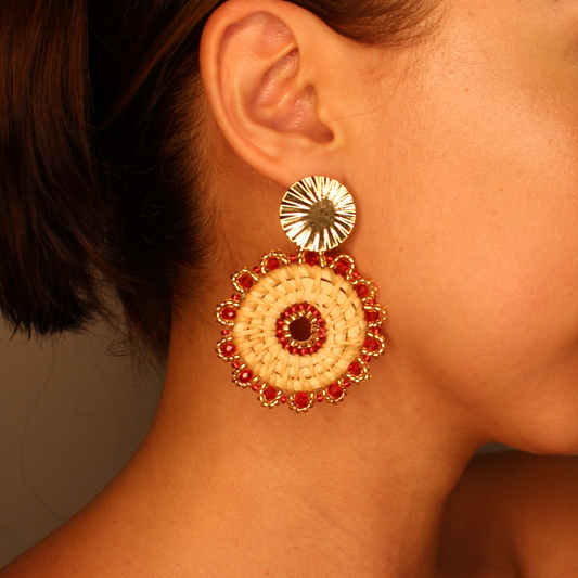 Zinnia de Caramelo Earrings